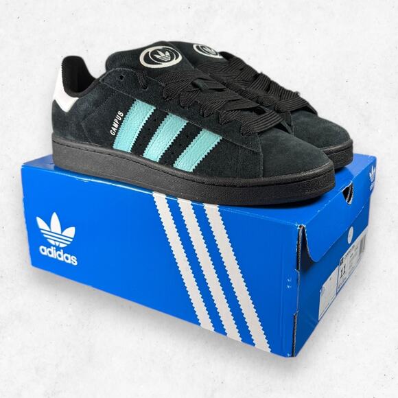 Adidas Campus 00s Black Flash Aqua White Men Size 11 JS3204 NWB main image 11